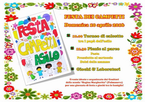 festa dei campetti dell'asilo