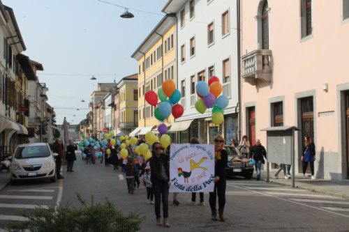 corteo palloncini