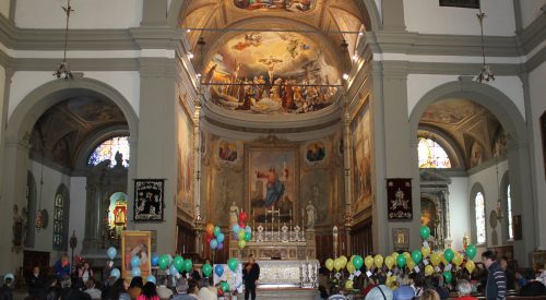 palloncini in chiesa